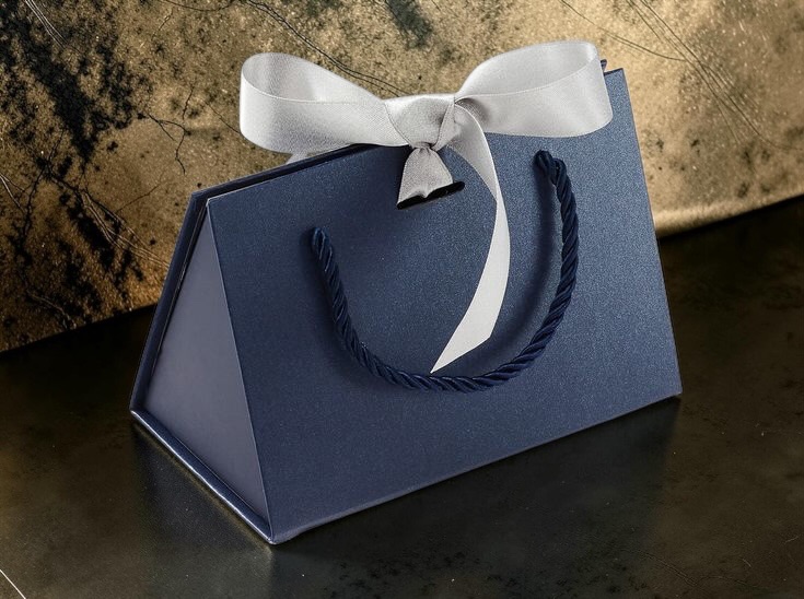 Navy Mini Tote Box