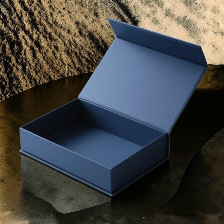 Navy Open-Lid Hamper