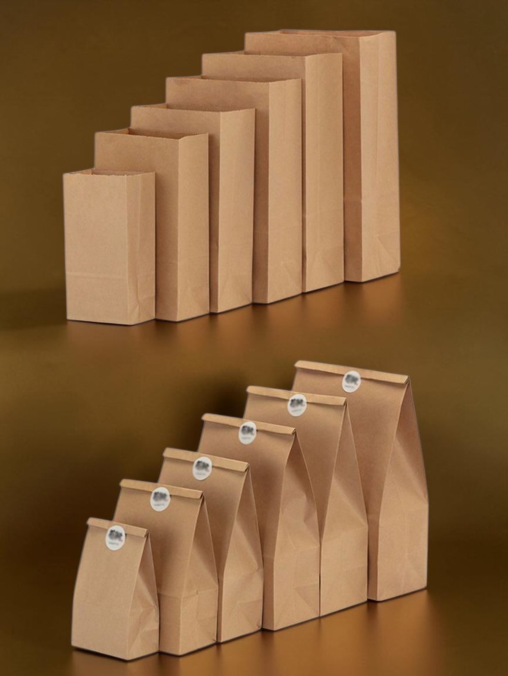 Kraft Paper Bag Set