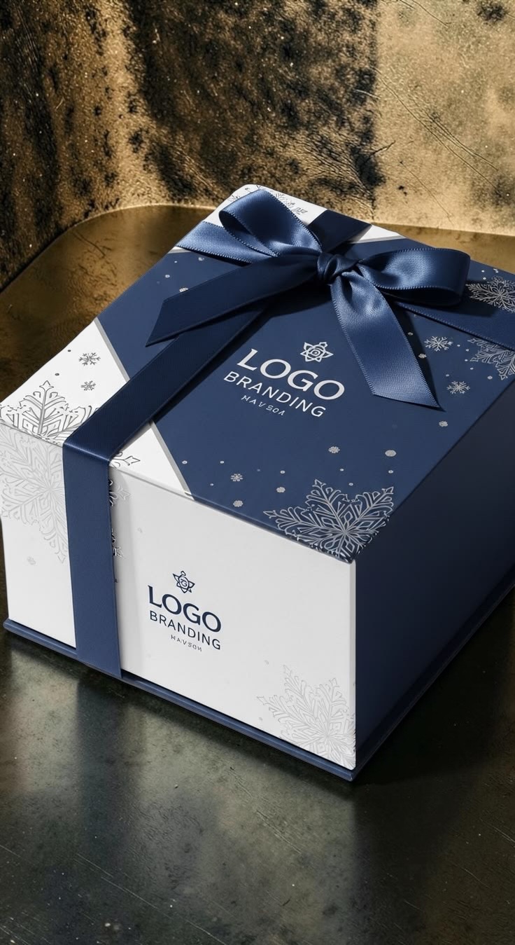 Navy Holiday Branded Box