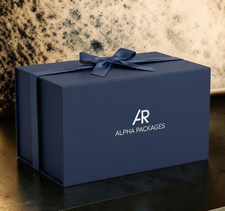 Navy Corporate Presentation Box